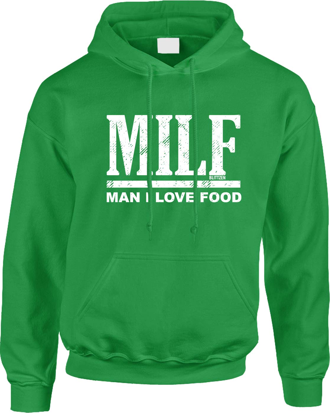 Funny Man I Love Food Hoodie for Men - MILF Humor Sweatshirt - Perfect for Casual Wear, Gifts & Food Lovers