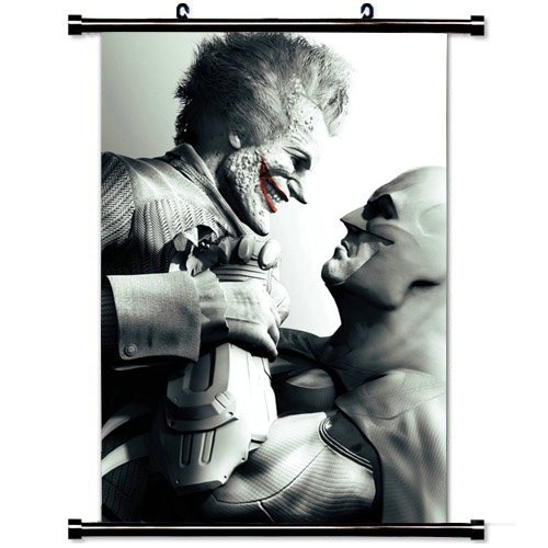 Batman Joker Poster 60x90cm - Black & White Wall Art for Home Decor