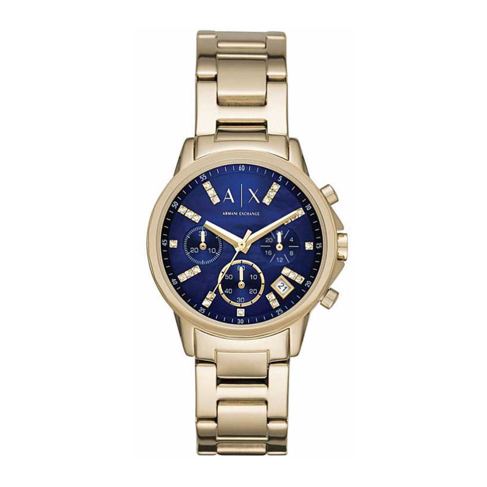 ARMANI EXCHANGE Women's AX4332 Gold-Tone Stainless Steel Quartz Watch - Perfect for Business, Casual Wear & Special Occasions