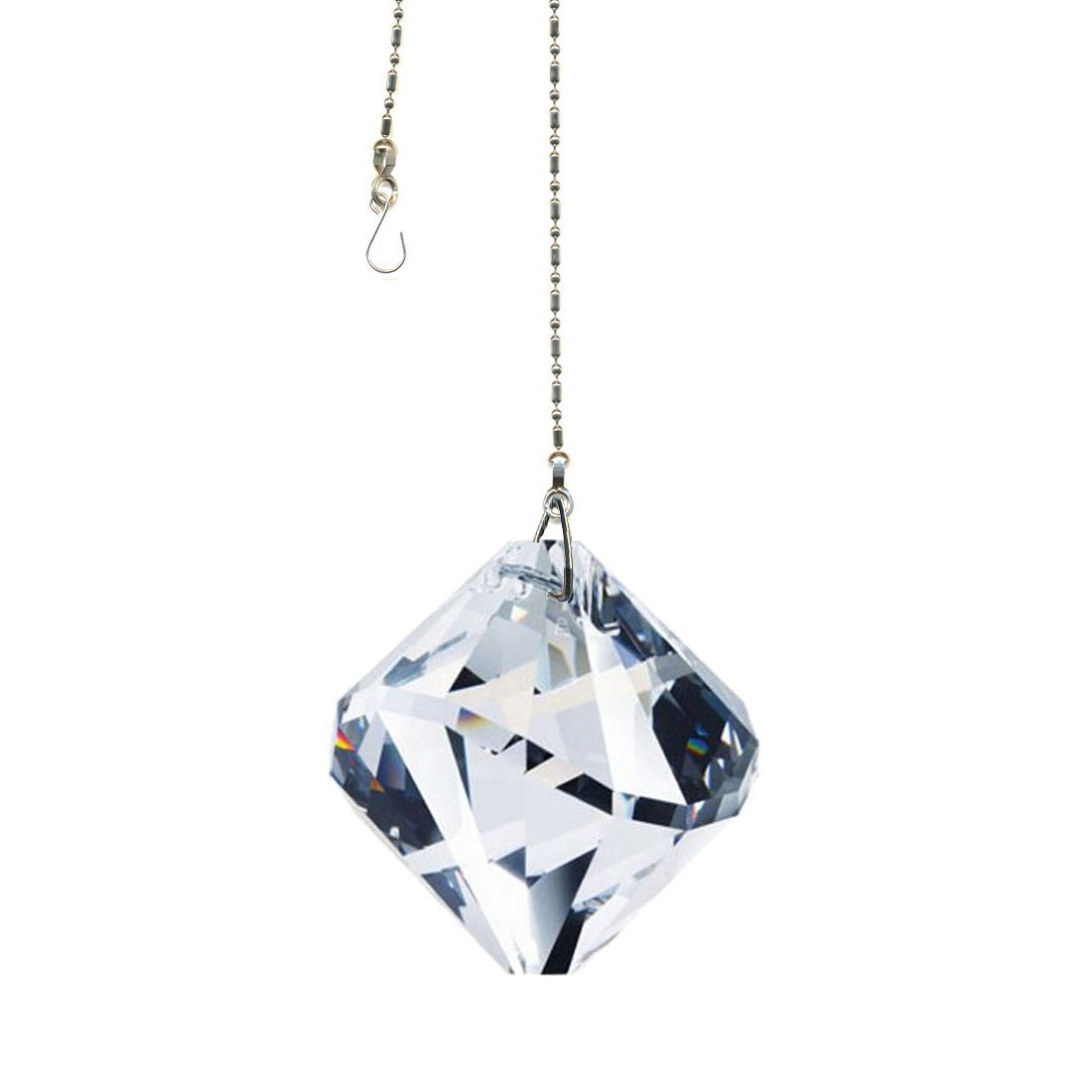Swarovski Crystal 40mm Rainbow Maker Prism - Premium Window Hanging Sun Catcher for Home Decor, Feng Shui, and Natural Light Refraction | Perfect for Living Room, Bedroom, Nursery & Gift Giving