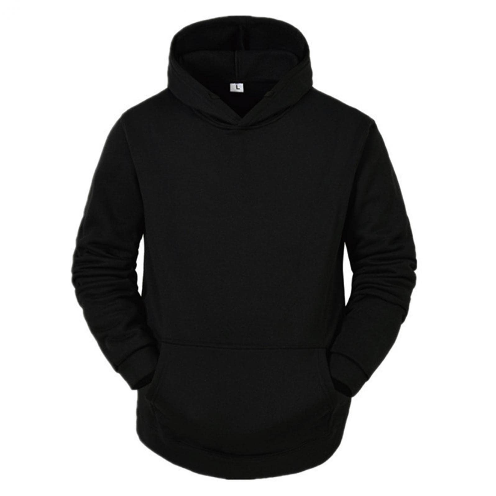 Men's Plaid Thermal Pullover Hoodie - Winter Long Sleeve Breathable Sweatshirt for Men | Cozy & Stylish Casual Wear for Outdoor Activities & Daily Comfort