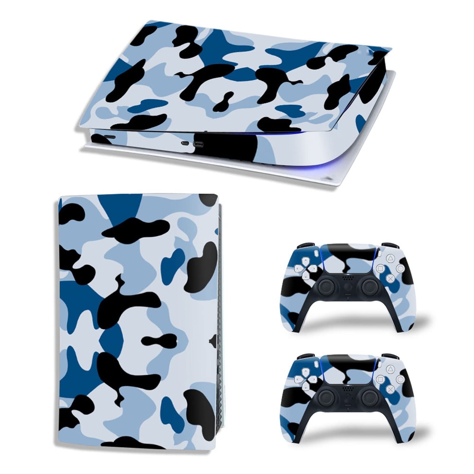 Anime Console Vinyl Skin Decal for PS5 Digital Edition - Scratch-Resistant, Bubble-Free Protection Cover for 2 Controllers | Gaming Setup & Collectible Gift