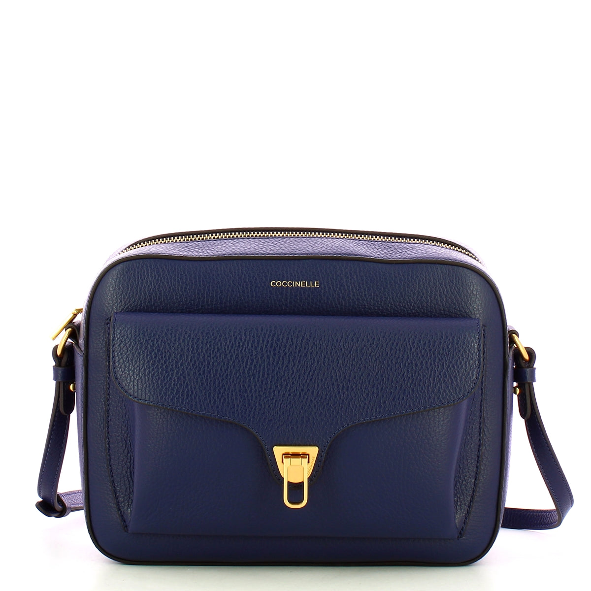 Coccinelle Beat Soft Medium Royal Blue Camera Bag for Women | Stylish Crossbody Purse | Perfect for Travel, Work & Everyday Use | MF6150401 ROYAL/BLUE