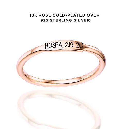 Personalized Engraved Thin Band Ring for Women & Men - Custom Name & Date Jewelry Gift - $45.00 - Perfect for Anniversaries, Weddings & Special Occasions