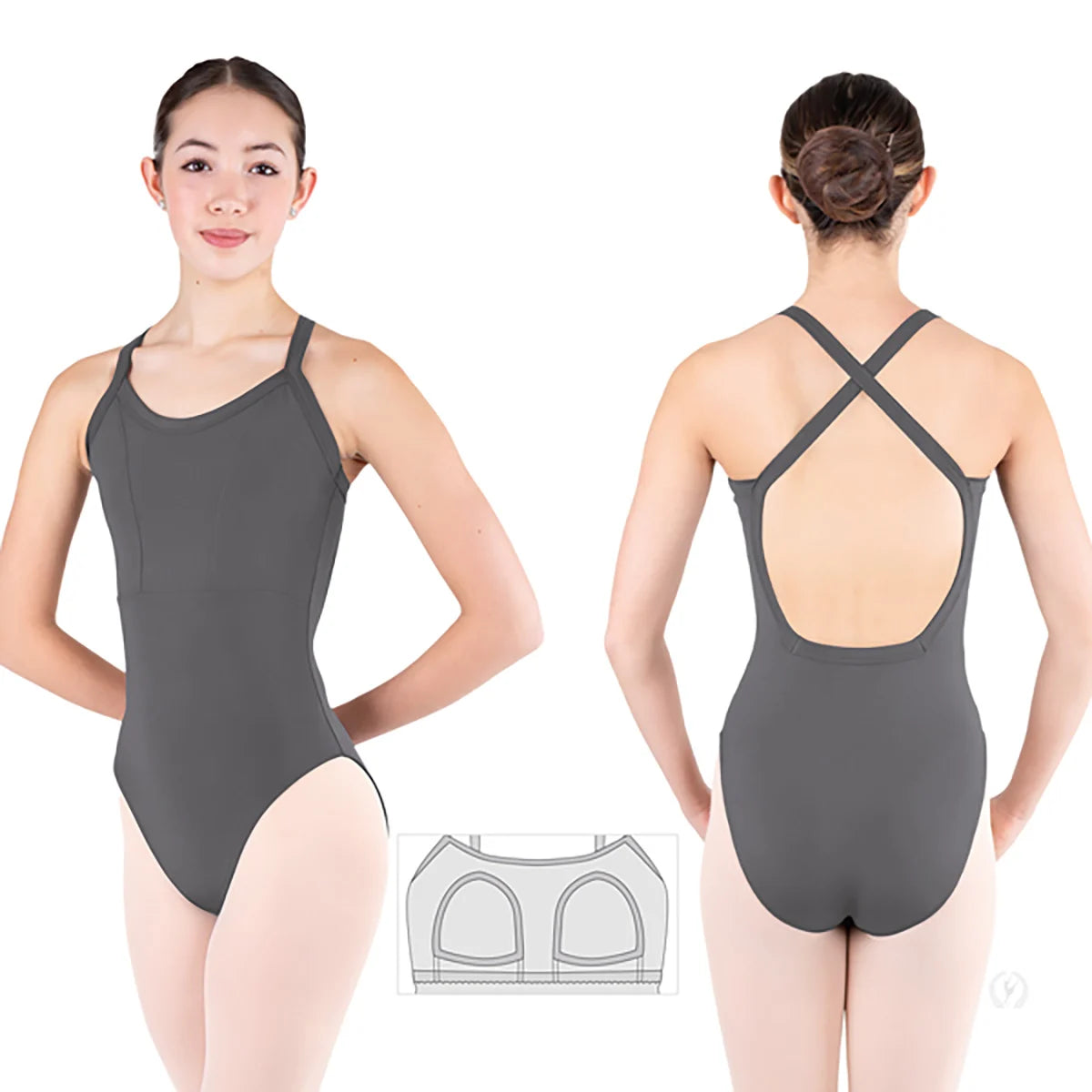 Eurotard Women's Wide Strap Camisole Leotard - Dance, Yoga & Gymnastics Wear for Comfort & Flexibility