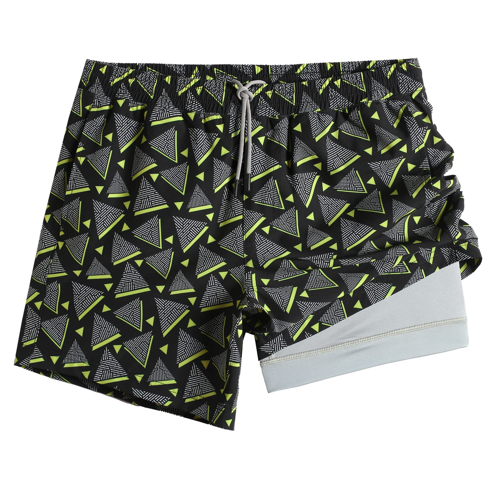 Maamgic Men's 5-Inch Gym Running Shorts - 2-in-1 Quick Dry Workout Athletic Shorts for Training, Jogging & Outdoor Sports