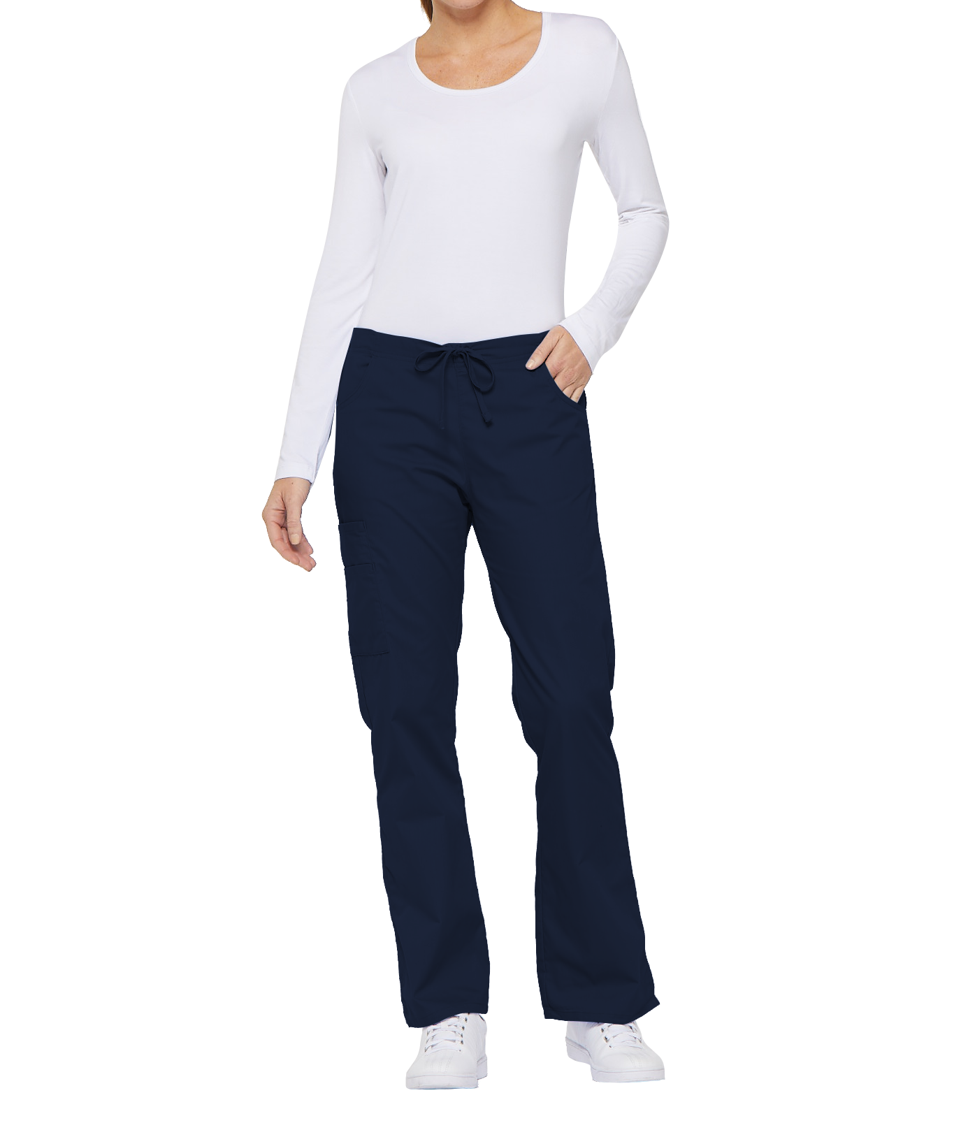 Women's 6-Pocket Scrub Pants - Comfortable Medical Work Pants for Nurses, Doctors & Healthcare Professionals - Perfect for Hospital Shifts & Clinical Work
