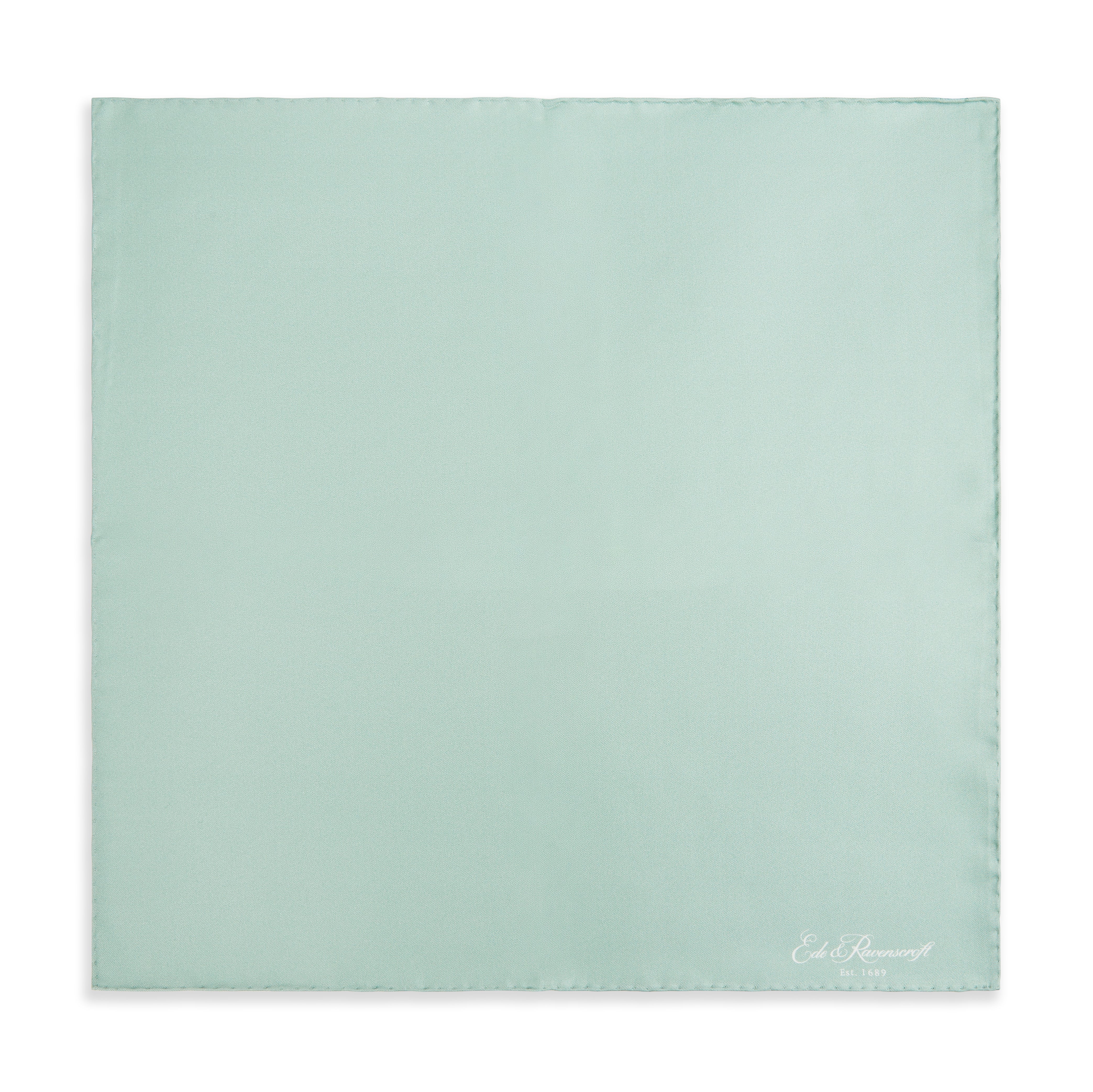 Premium Sage Green Silk Pocket Square - Elegant Fine Twill Handkerchief for Men's Formal Attire, Weddings & Business Events