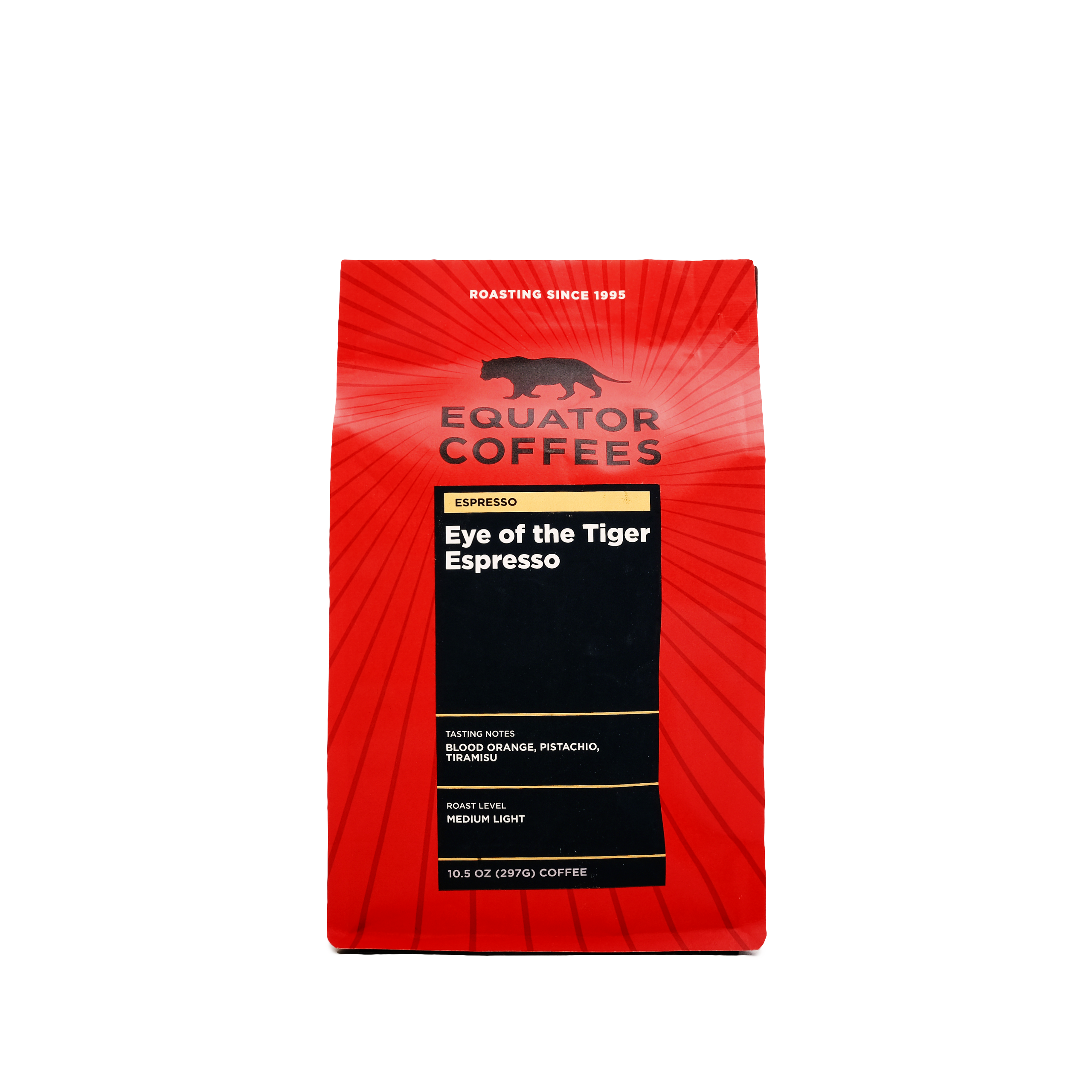 Eye Of The Tiger Espresso - Premium Italian Dark Roast Coffee Beans for Rich Flavor | Perfect for Home Brewing, Office Use & Gifts