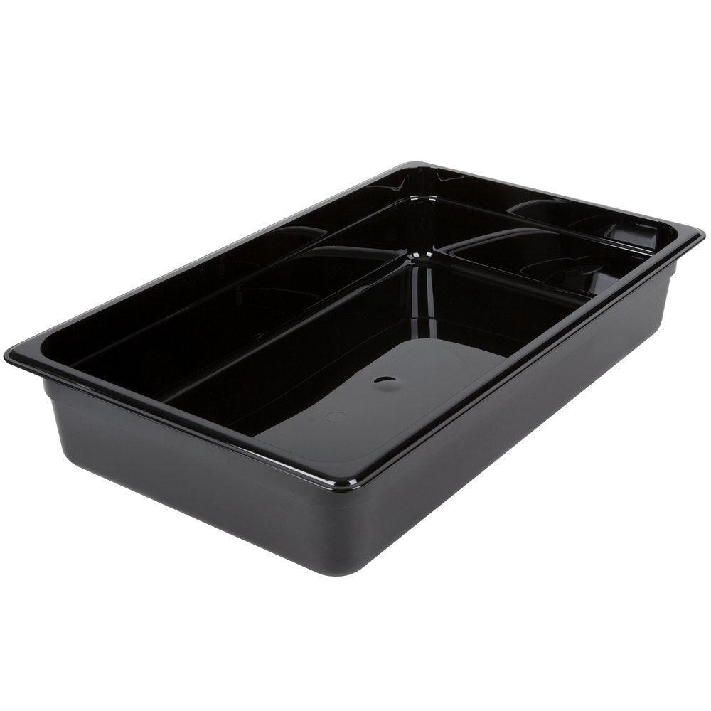 Cambro 14CW110 Black Full Size Food Pan - 4