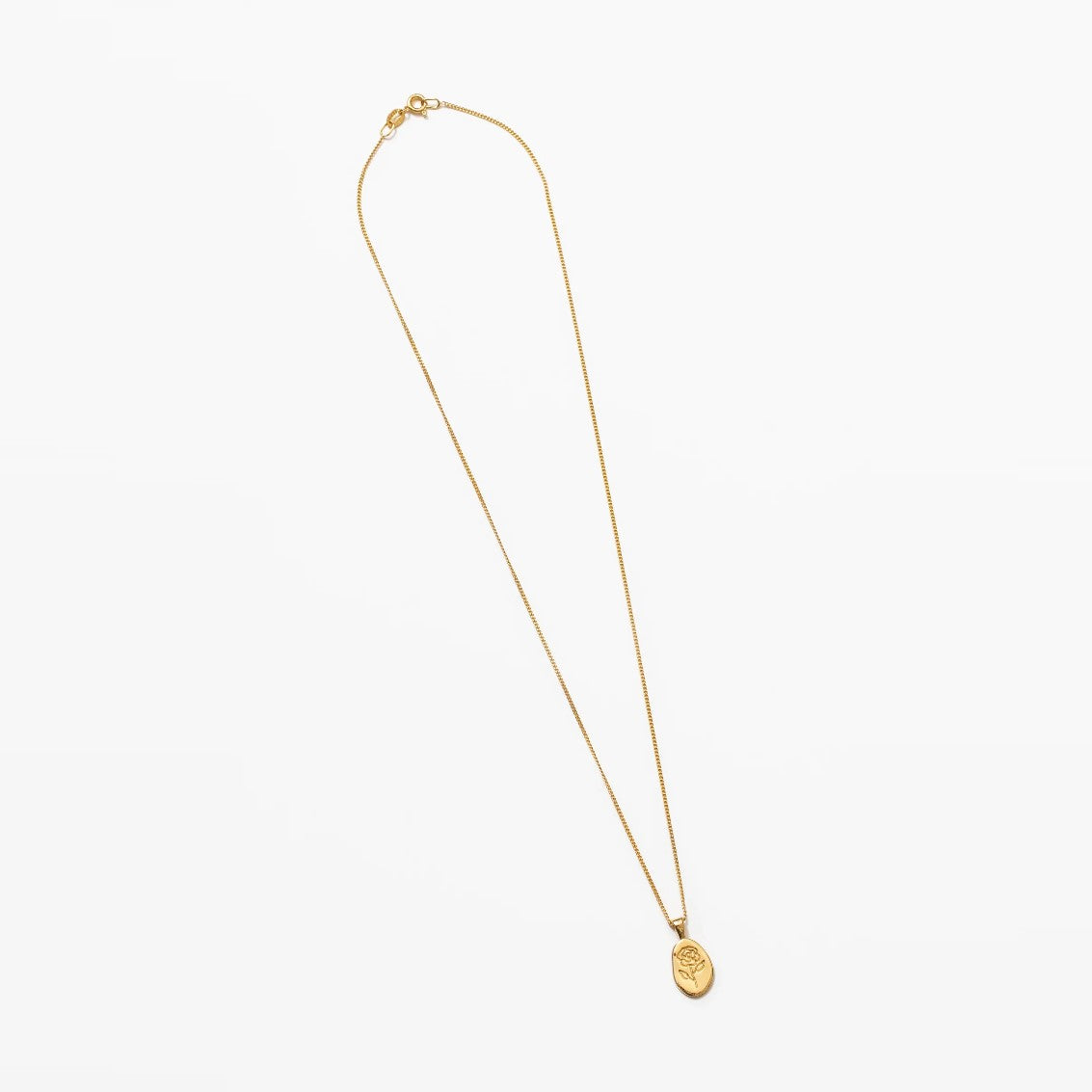 18K Gold Rose Pendant Necklace for Women - Elegant Floral Jewelry Gift for Valentine's Day, Anniversary & Special Occasions