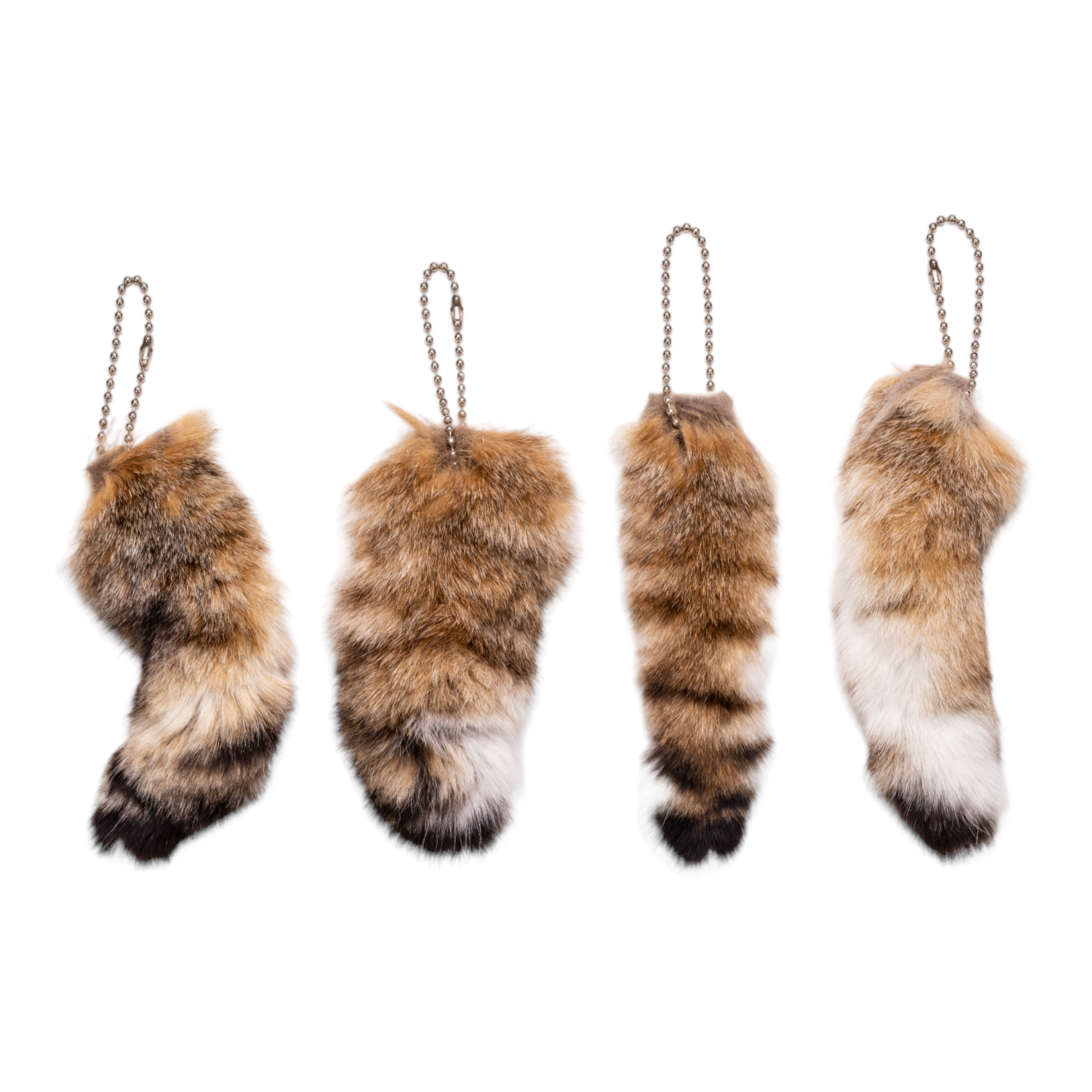 Authentic Lynx Tail Pendant on Ball Chain Necklace - Unique Bohemian Jewelry for Women & Men | Perfect for Festival, Cosplay, and Gothic Fashion Accessories