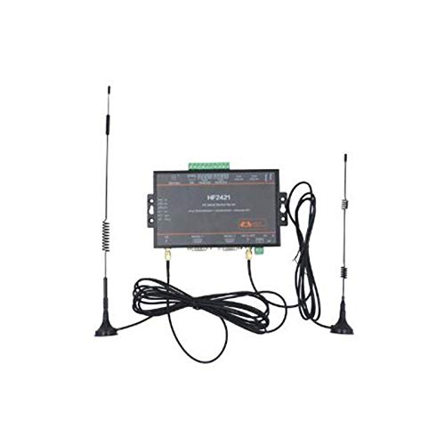 HF2421 WiFi Module Serial Device Server - RS232/RS485/RS422 to Ethernet Converter with 4G/3G/GPRS Network Support - CE Certified (1-Pack) - Perfect for Industrial Automation & Remote Device Connectivity