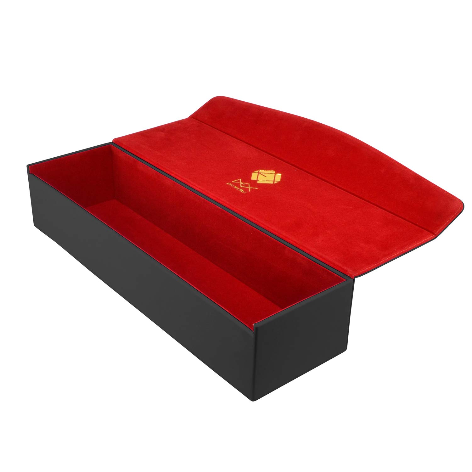Dex Supreme 1 Row Black Card Game Storage Box - Premium Trading Card Organizer for MTG, Pokemon & Yu-Gi-Oh - Perfect for Collectors, Tournaments & Home Organization