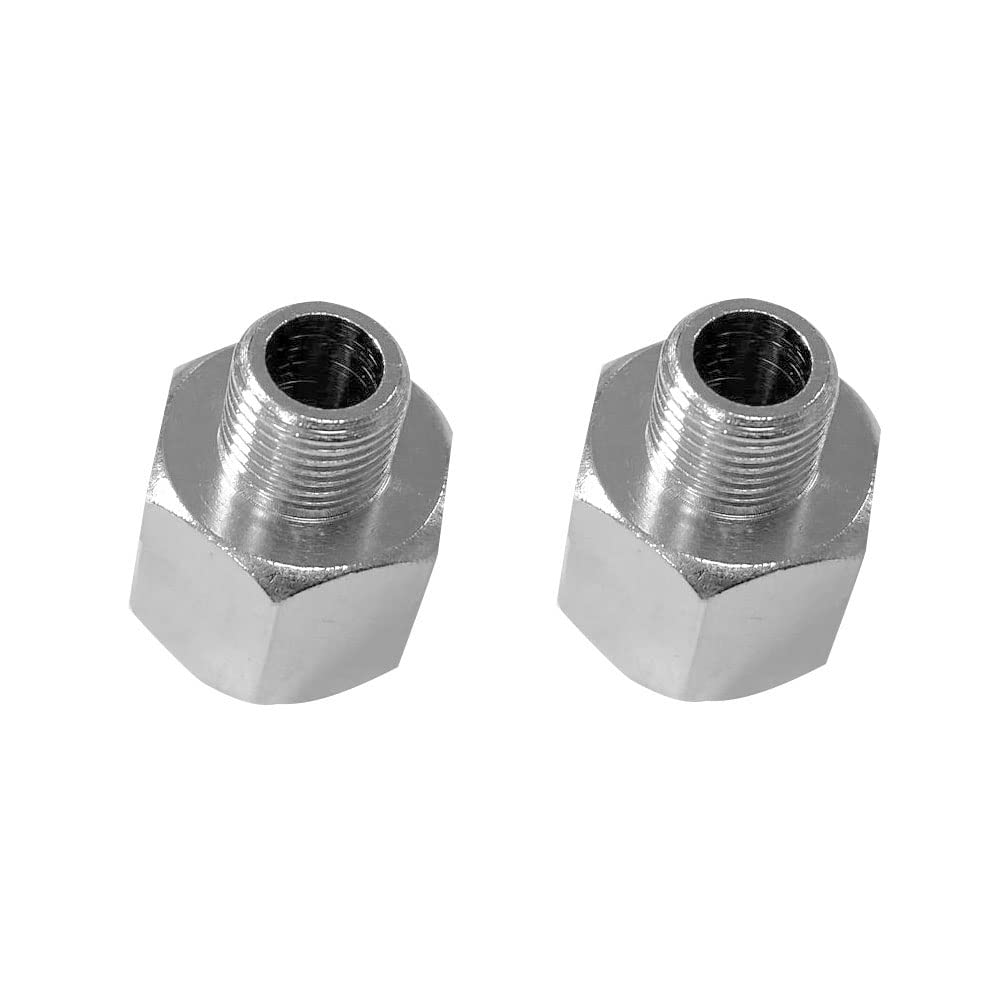 Professional 2pcs Airbrush Air Hose Connectors G1/8 Adapter - High-Quality Brass Fittings for Air Compressors, Spray Guns & DIY Painting Projects