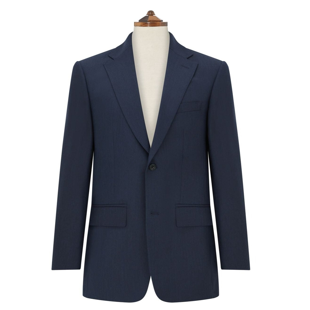 Kilburn Navy Herringbone Suit for Men | Premium Wool Business Attire | Perfect for Office, Weddings & Formal Events
