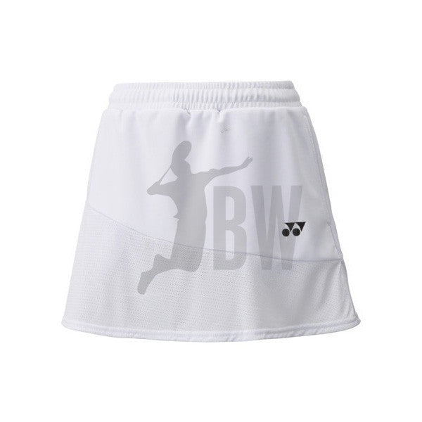 Yonex 26020 Women's Tennis Skort - White | Breathable Quick-Dry Athletic Skirt for Women | Perfect for Tennis, Golf & Running Workouts