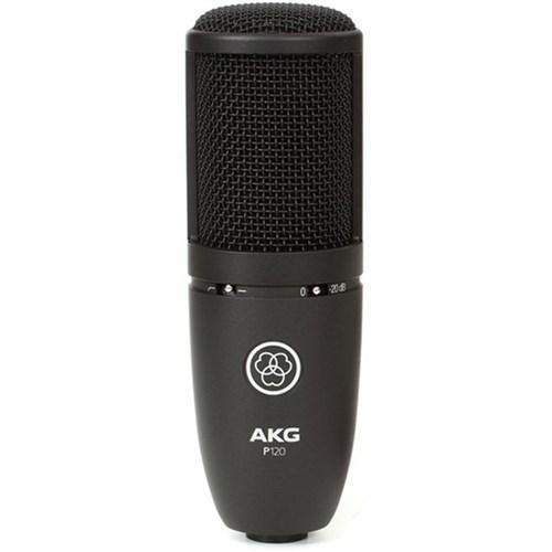 AKG P120 Professional Studio Condenser Microphone for Vocals, Instruments & Podcasting - Perfect for Home Recording, Streaming & Music Production