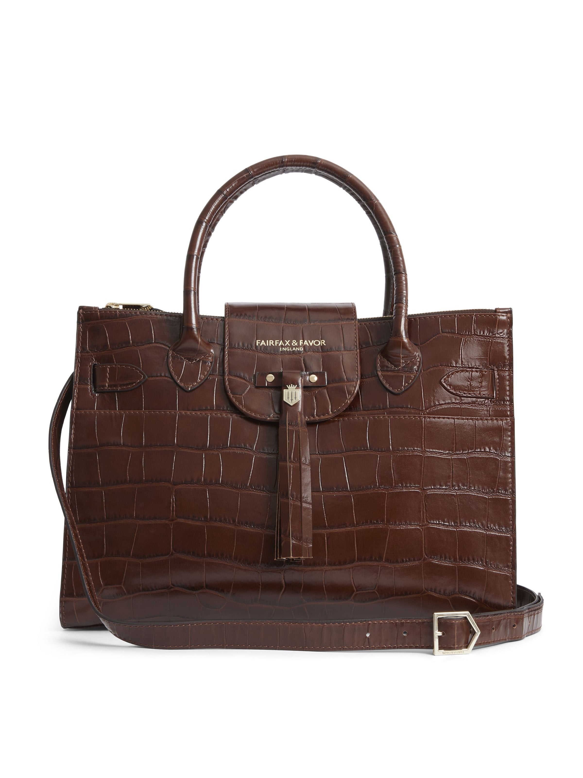 Luxury Windsor Work Bag - Genuine Crocodile Leather Briefcase for Professionals | Perfect for Office, Business Meetings & Travel