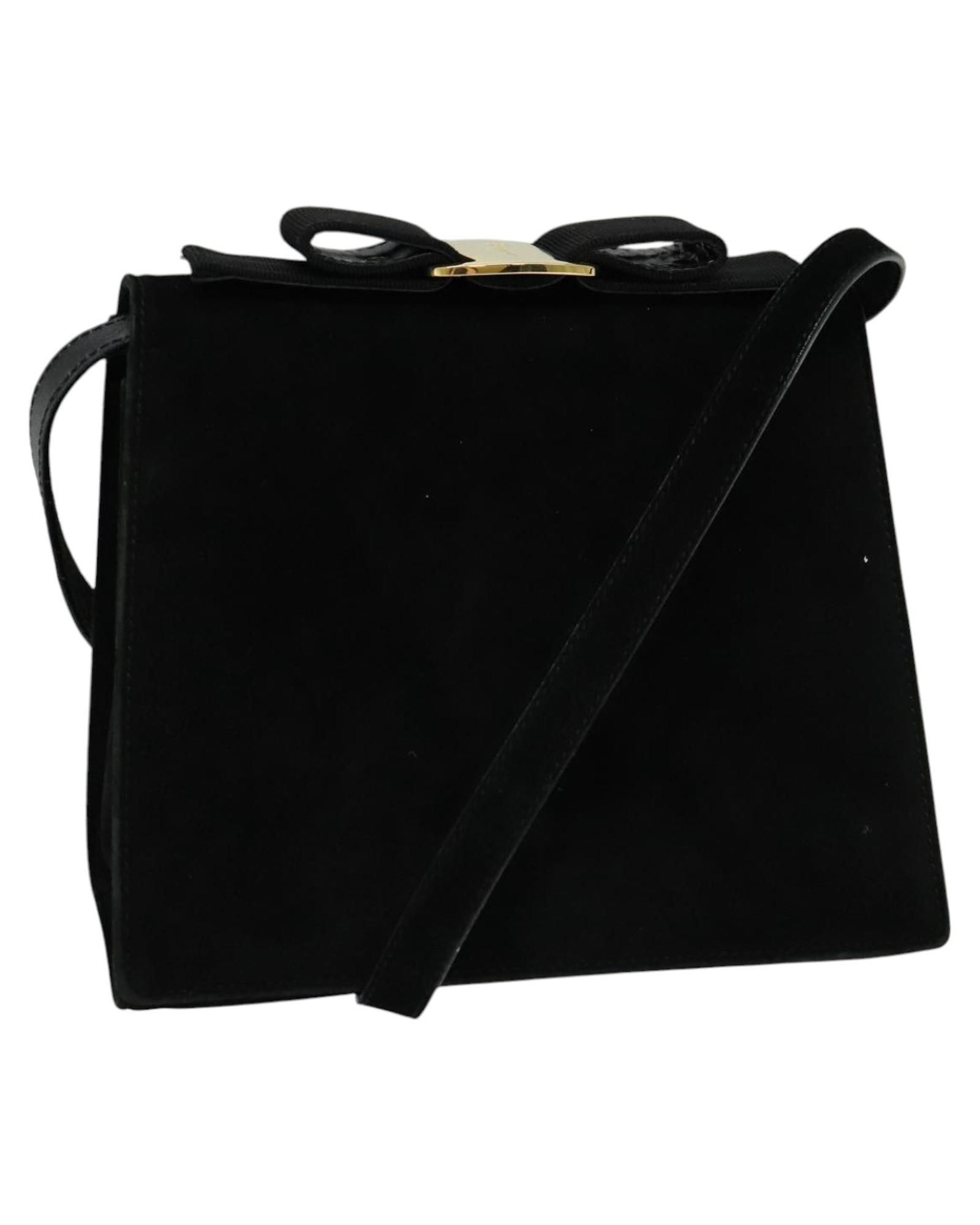 Elegant Bow Detail Suede Crossbody Bag for Women - Stylish Shoulder Purse for Daily Use, Work, and Evening Events