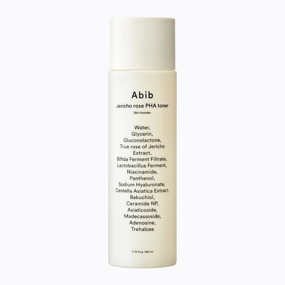 Abib Jericho Rose PHA Toner Skin Booster 200ml - Hydrating Facial Toner for Dry & Sensitive Skin | Korean Skincare for Glowing Complexion | Perfect for Daily Skincare Routine & Post-Cleansing Hydration