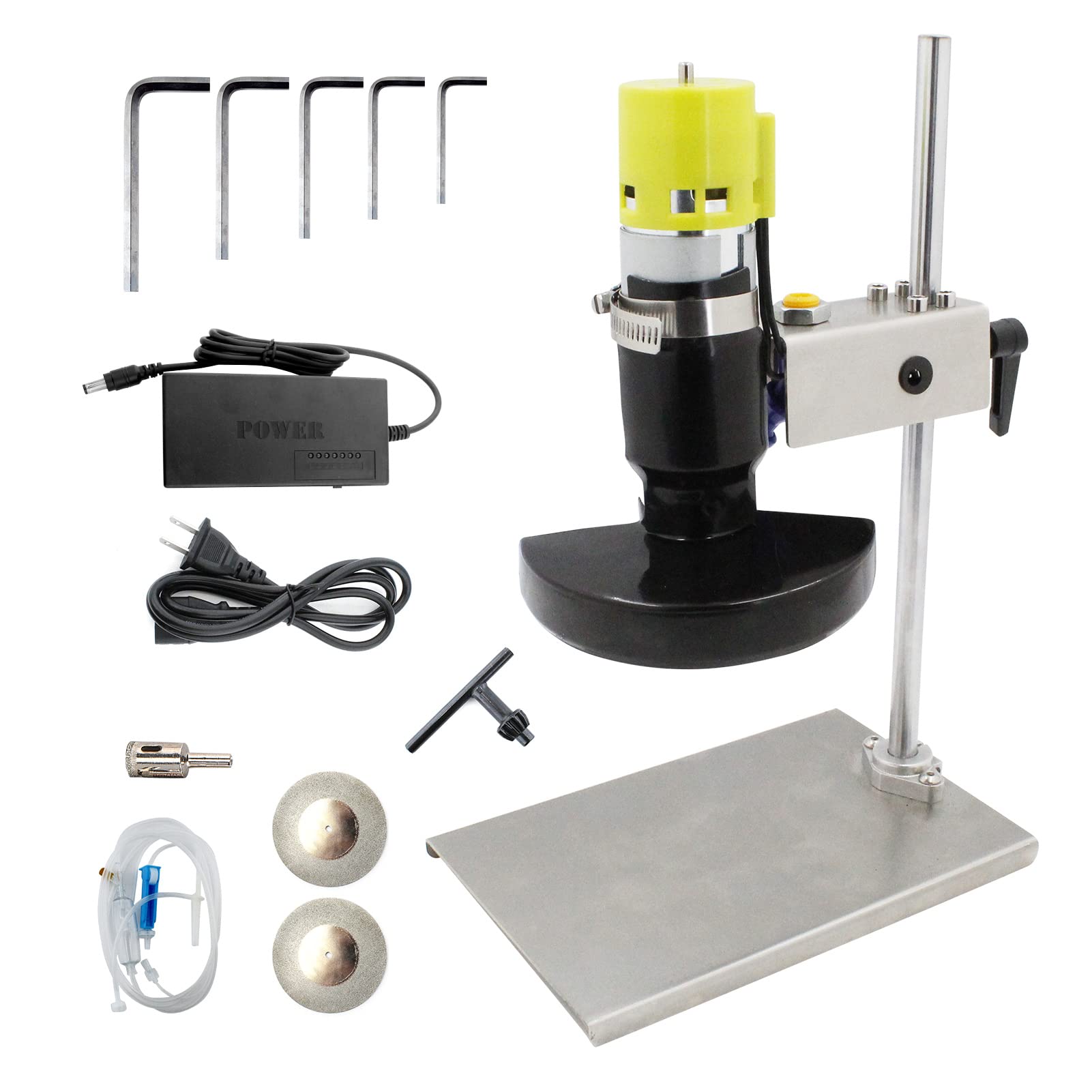 Electric Glass Bottle Cutter Tool - 7 Adjustable Speed DIY Cutting Machine for Crafting Flower Pots & Round/Oval Bottles | Perfect for Home Decor, Wedding Centerpieces & Upcycling Projects
