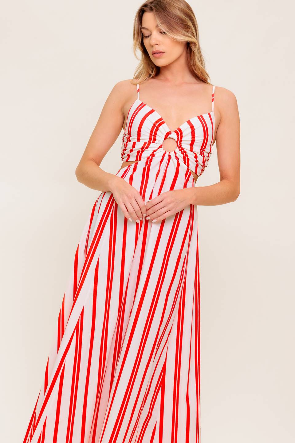 BOARDWALK DREAM MAXI DRESS in Red | Flowy Summer Beach Dress for Women | Perfect for Vacations, Weddings & Date Nights