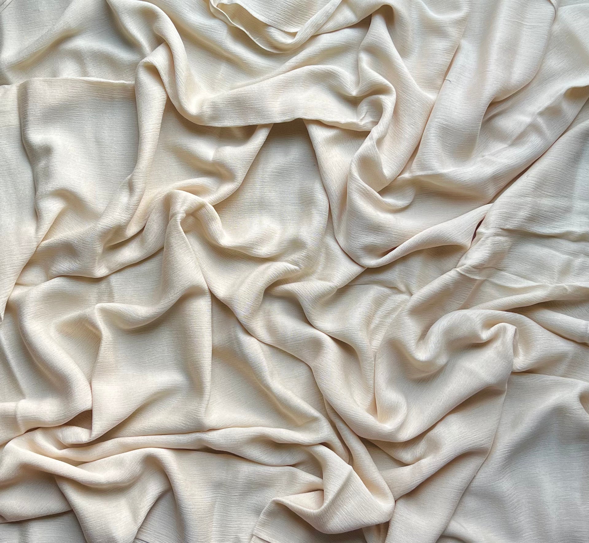 Premium Rayon Hijab Scarf - Soft & Breathable Cream Head Cover for Women - Perfect for Daily Wear, Prayer, and Modest Fashion