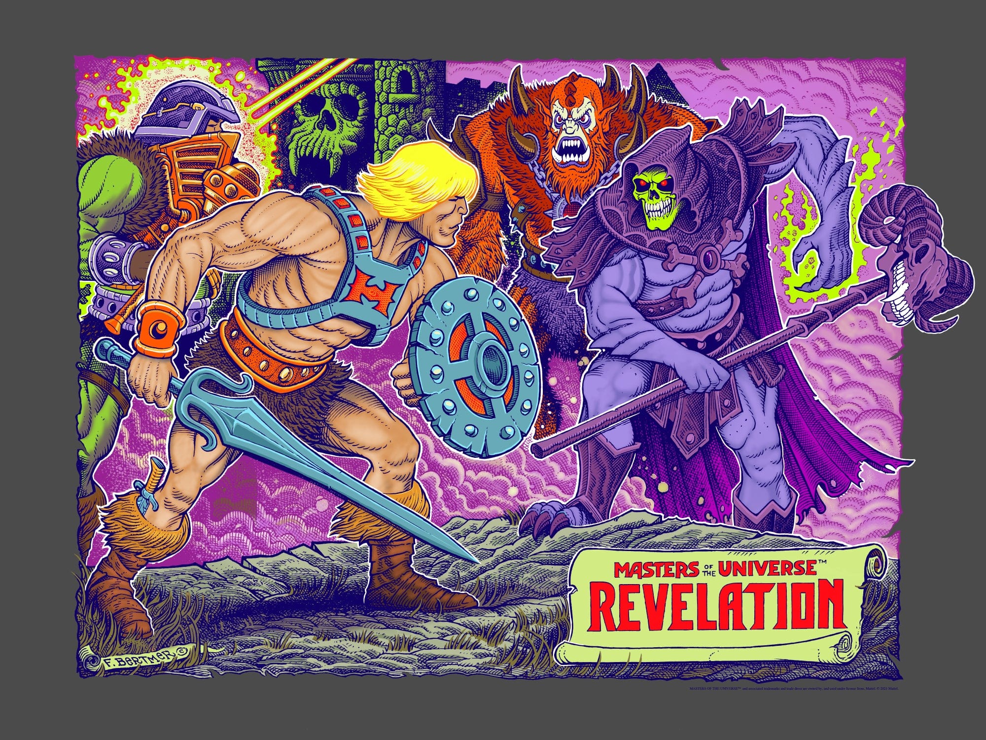 Masters of the Universe: Revelation Limited Edition Collectible Poster - Perfect for Home Decor, Man Cave, or Gift for Fans
