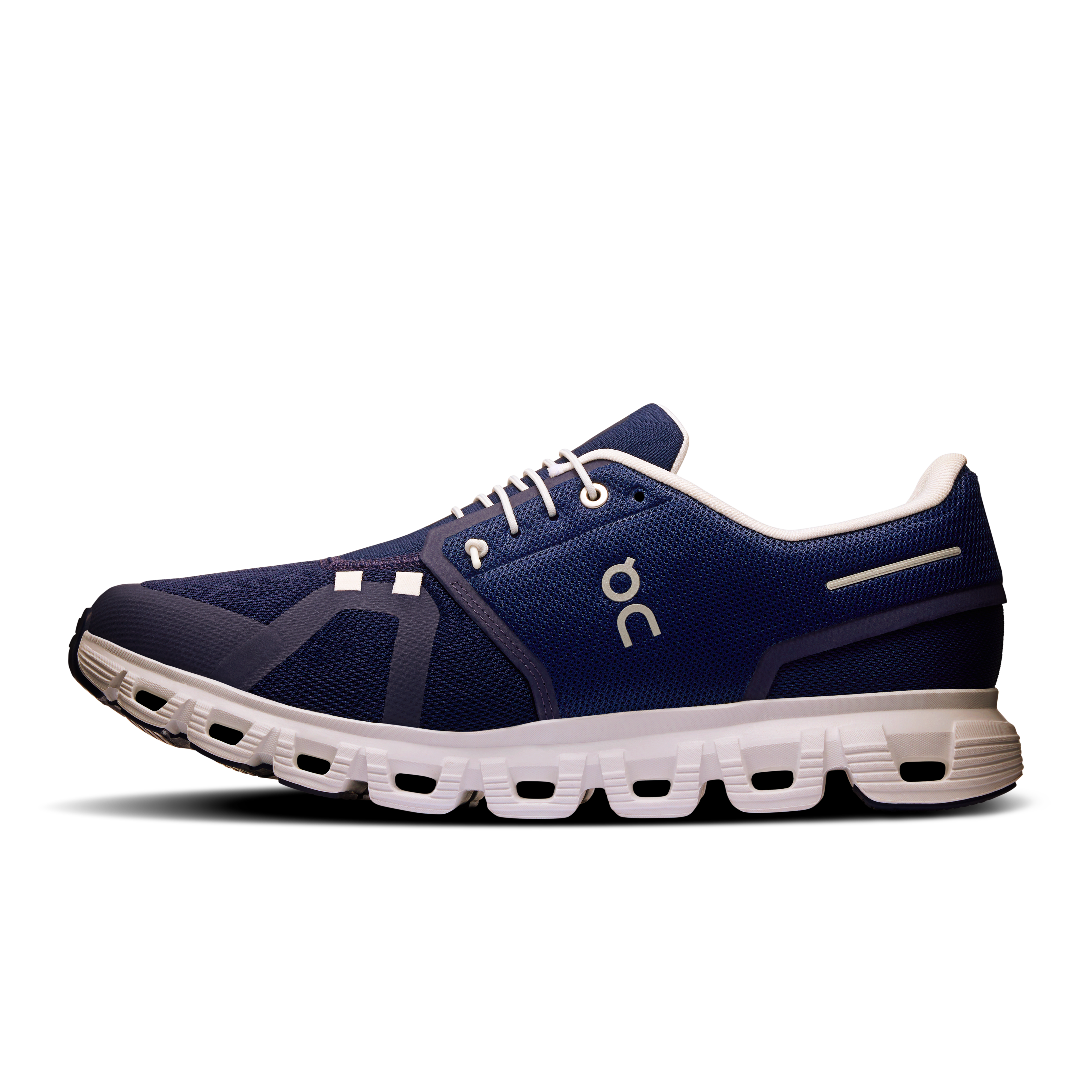 On Running Men's Cloud 6 Running Shoes - Midnight/White - Lightweight & Cushioned for Road Running, Jogging & Gym Workouts