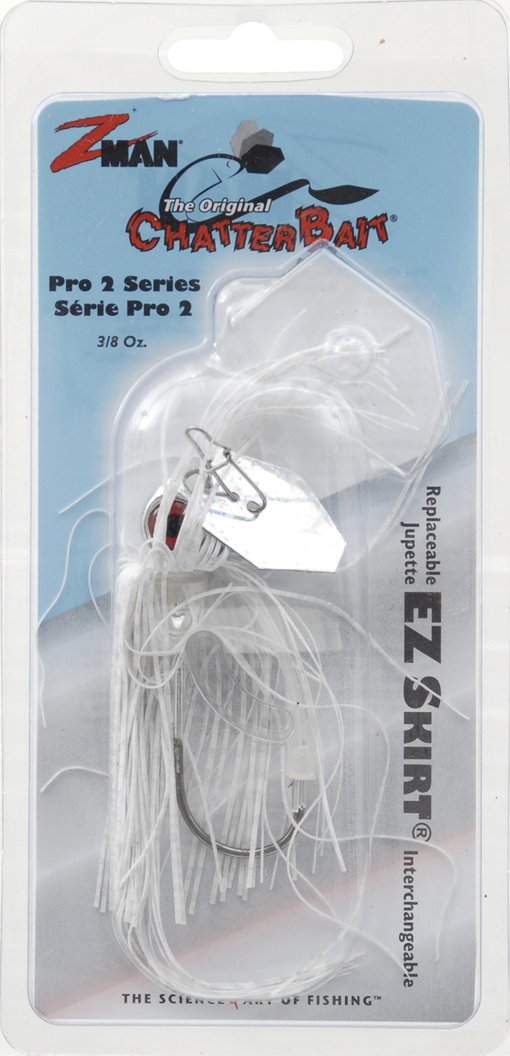 Z-Man Pro 2 Series Chatterbait - Premium Weedless Jig for Bass Fishing | Best for Freshwater & Saltwater Fishing Lures | Perfect for Casting in Heavy Cover & Vegetation