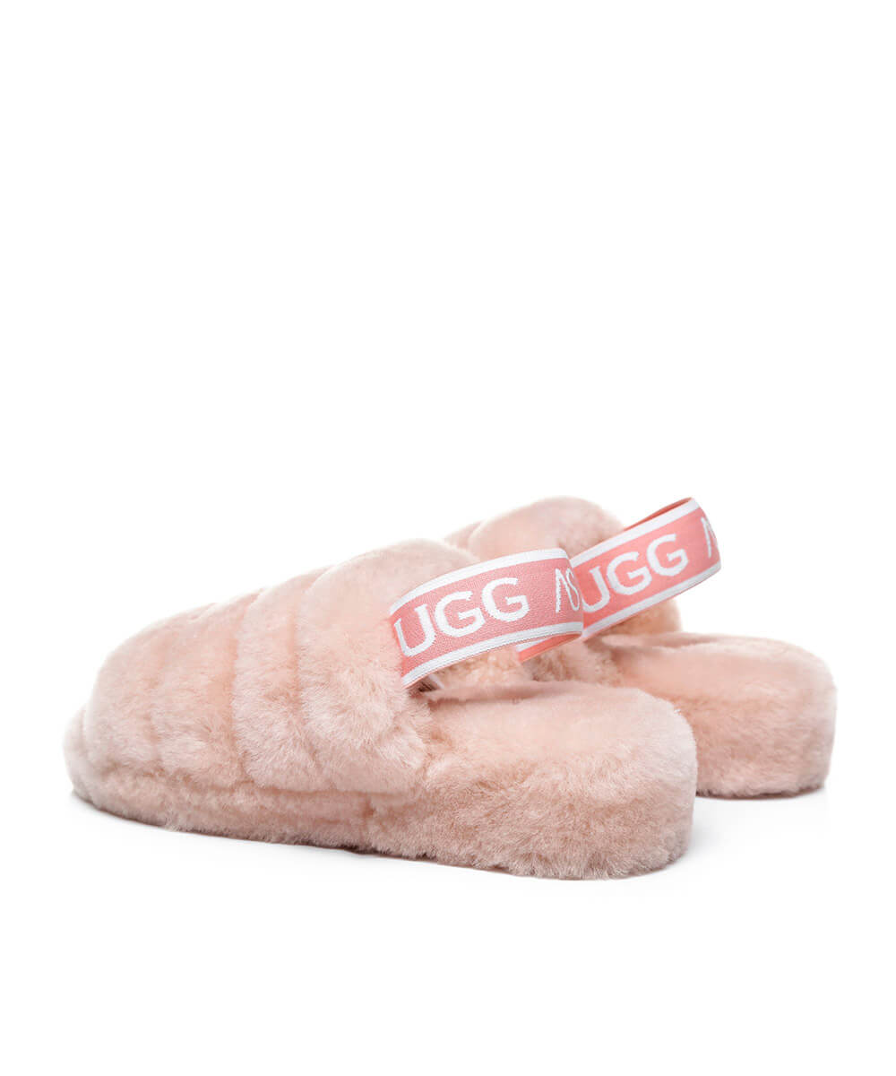 Women's UGG Snugg Slide Slippers - Cozy Indoor/Outdoor House Shoes with Soft Fleece Lining for Ultimate Comfort - Perfect for Lounging at Home, Running Errands, or Traveling