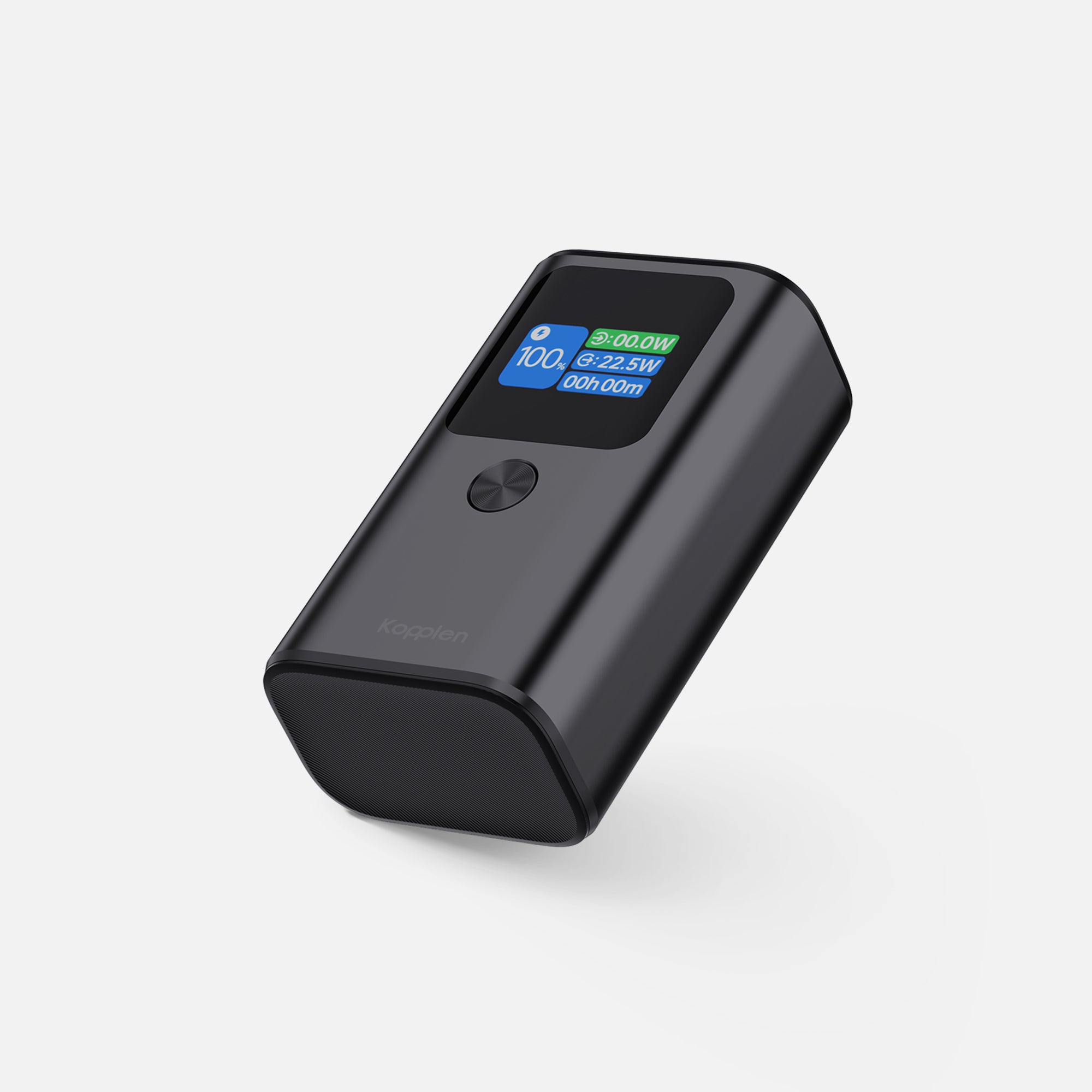 10000mAh Portable Charger Power Bank with LCD Display - Alarm & Timer Functions | Fast Charging External Battery for iPhone, Android, Camping & Travel