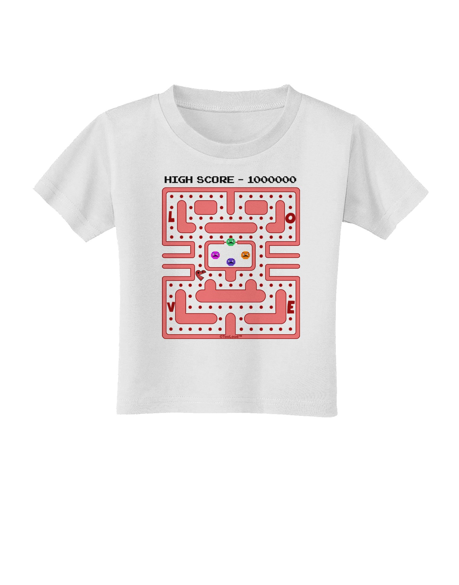 Vintage Heart Print Toddler T-Shirt for Boys - Soft Cotton Kids Tee for Playdates, Birthday Parties & Family Photos