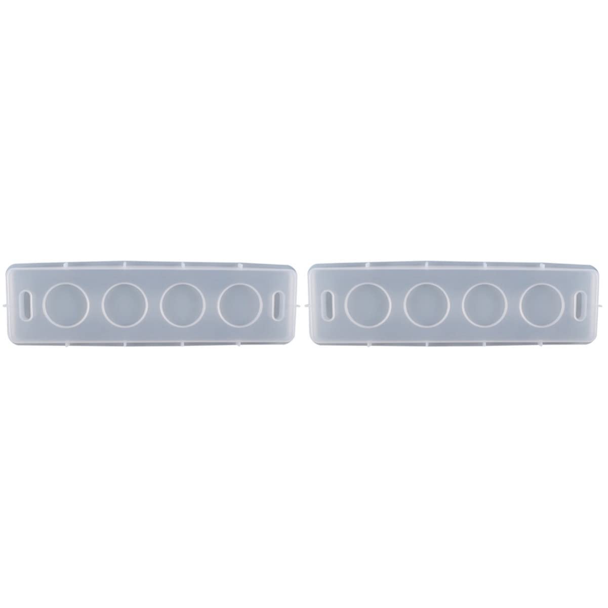 COHEALI 2-Pack Silicone Resin Coaster Molds for Wine Glasses - Epoxy Resin Crafting Molds for DIY Coasters, Drink Holders & Home Decor - Perfect for Parties, Weddings & Gifts