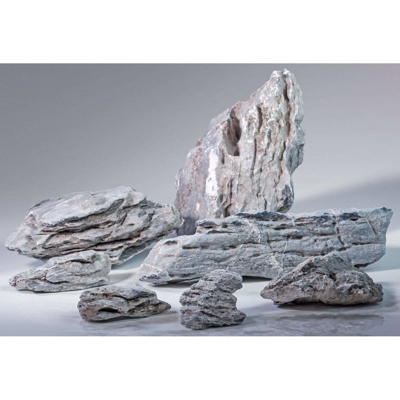 Aqua Natural Rock Pack 8kg Classic Seiryu Stone - Premium Aquarium Decoration for Fish Tank, Zen Garden & Terrarium Landscaping
