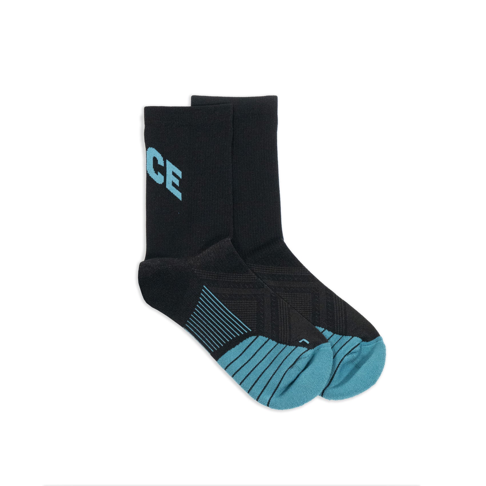 FKT Crew Length Running Socks for Men & Women - Moisture Wicking Athletic Socks for Marathon, Trail Running & Workouts - Comfortable Performance Socks for Sports & Fitness