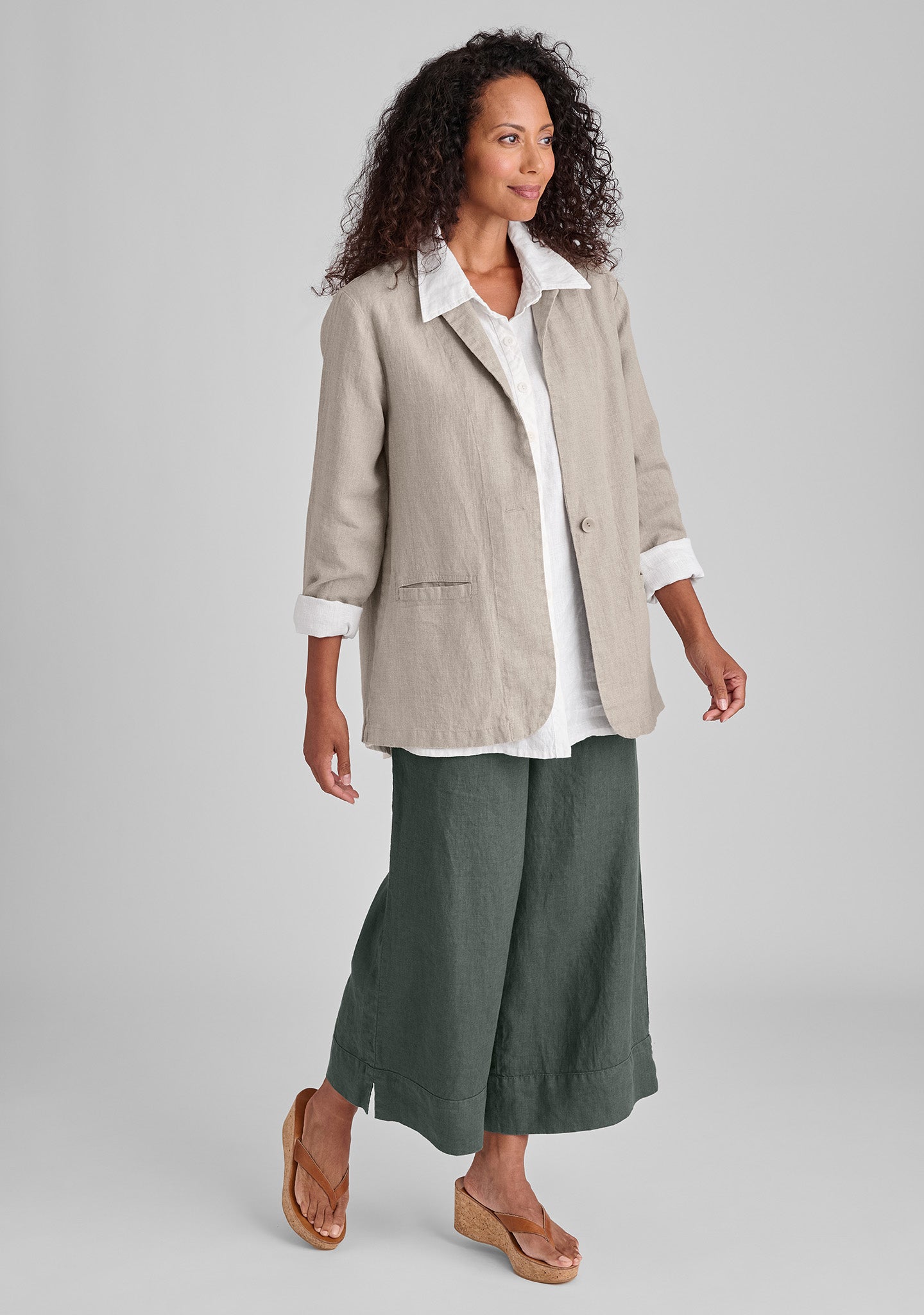 Kate's Blazer - Premium Linen Jacket for Women | Office Wear, Business Casual & Spring Outfits | Lightweight & Breathable Summer Blazer