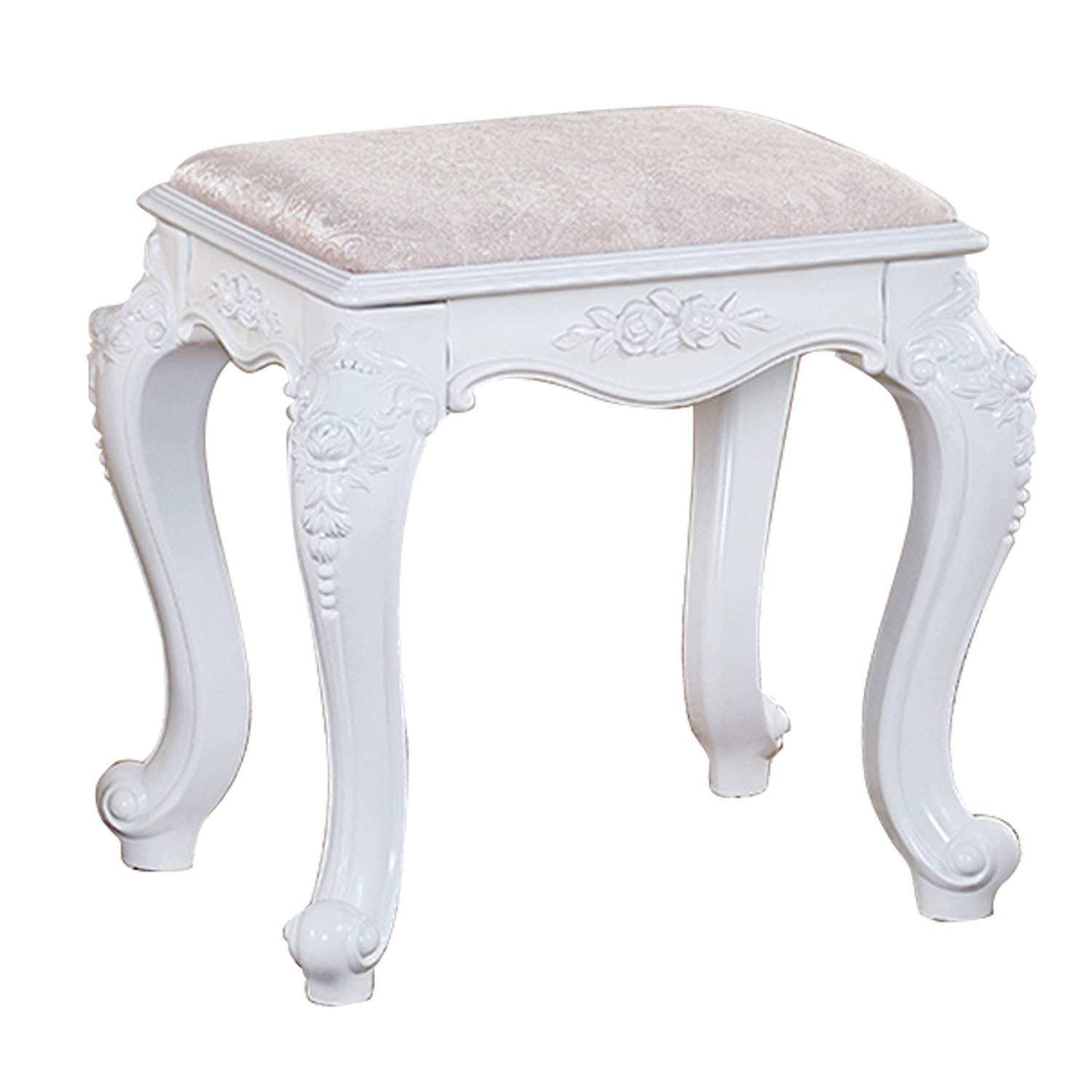 Elegant Vanity Stool & Bench for Bedroom - Durable 180kg Capacity Makeup Chair, Shoe Changing Stool, Nail Salon Seat - Perfect for Dressing Table, Shoe Rack & Beauty Salon Use