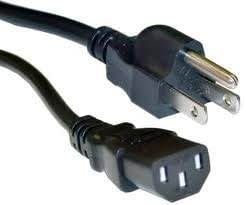 6ft AC Power Supply Cord Cable for HP Deskjet F335/F340/F350 All-in-One Printers - Replacement Power Lead for Home & Office Use
