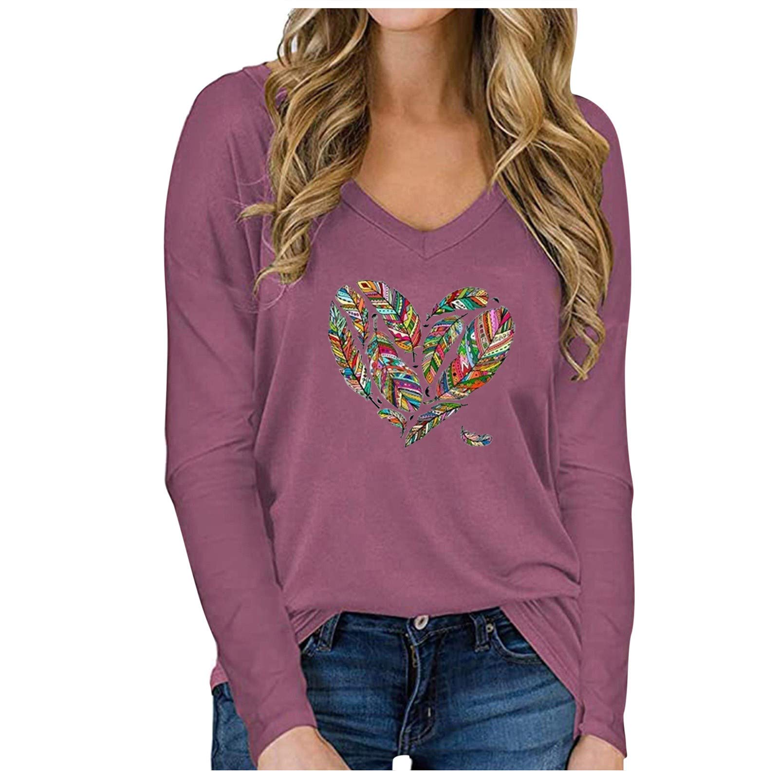 Women's Casual Summer T-Shirts - Short Sleeve V-Neck Pocket Tee for Workout & Everyday Wear | Comfortable Round Neck Blouse for Office, Gym & Weekend Outings