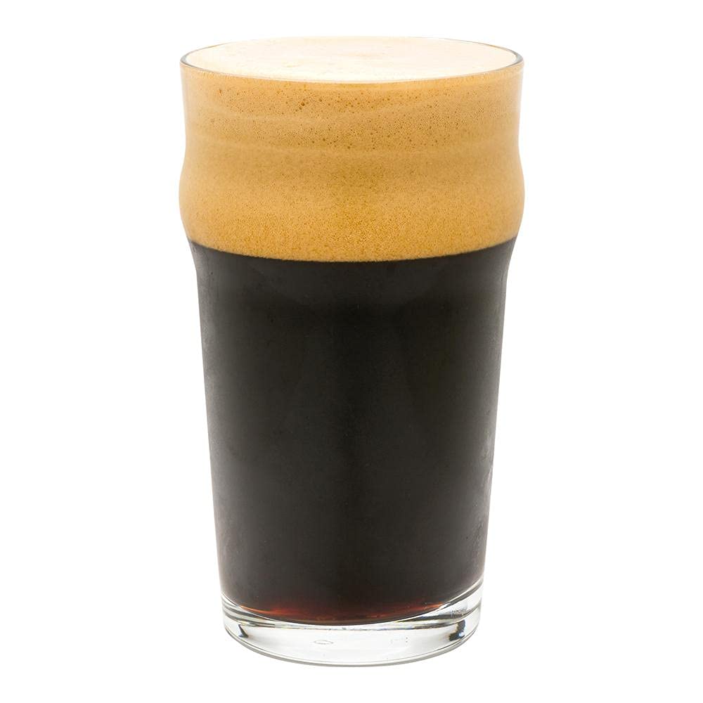 20oz Imperial Pint Glasses Set of 12 - Lead-Free Nonic Pub Glasses with Wide Rim for Ales & IPAs | Dishwasher Safe, Durable Clear Glass | Perfect for Bars, Pubs, Home Brewing & Beer Tasting