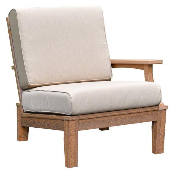 Granville Deep Seating Sectional Left Arm Chair with Cushions - Modern Living Room Furniture for Comfortable Lounging & Relaxation