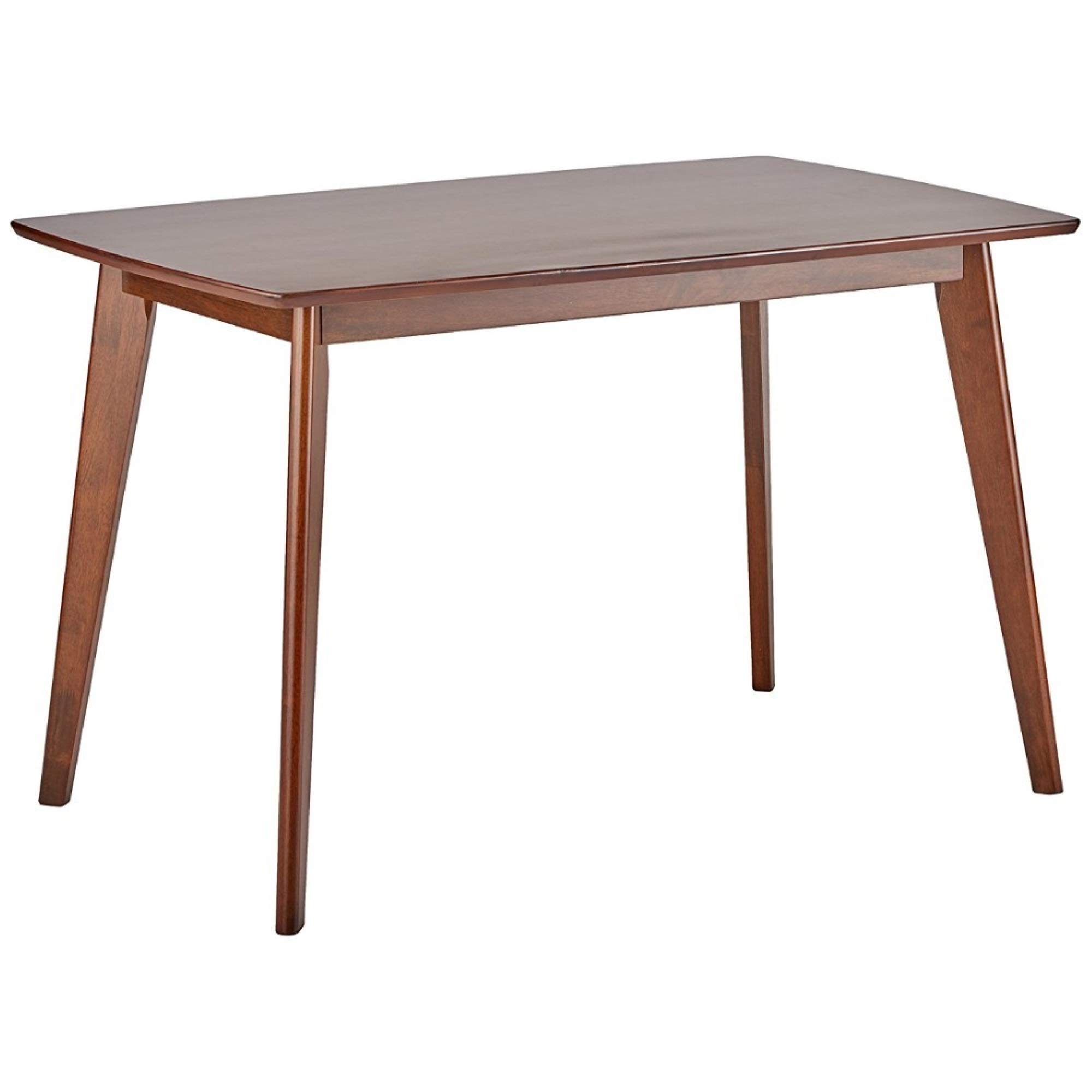 Benjara Benzara Quaint Wooden Dining Table - Solid Wood Farmhouse Style, Brown Finish for Kitchen, Dining Room, or Outdoor Patio
