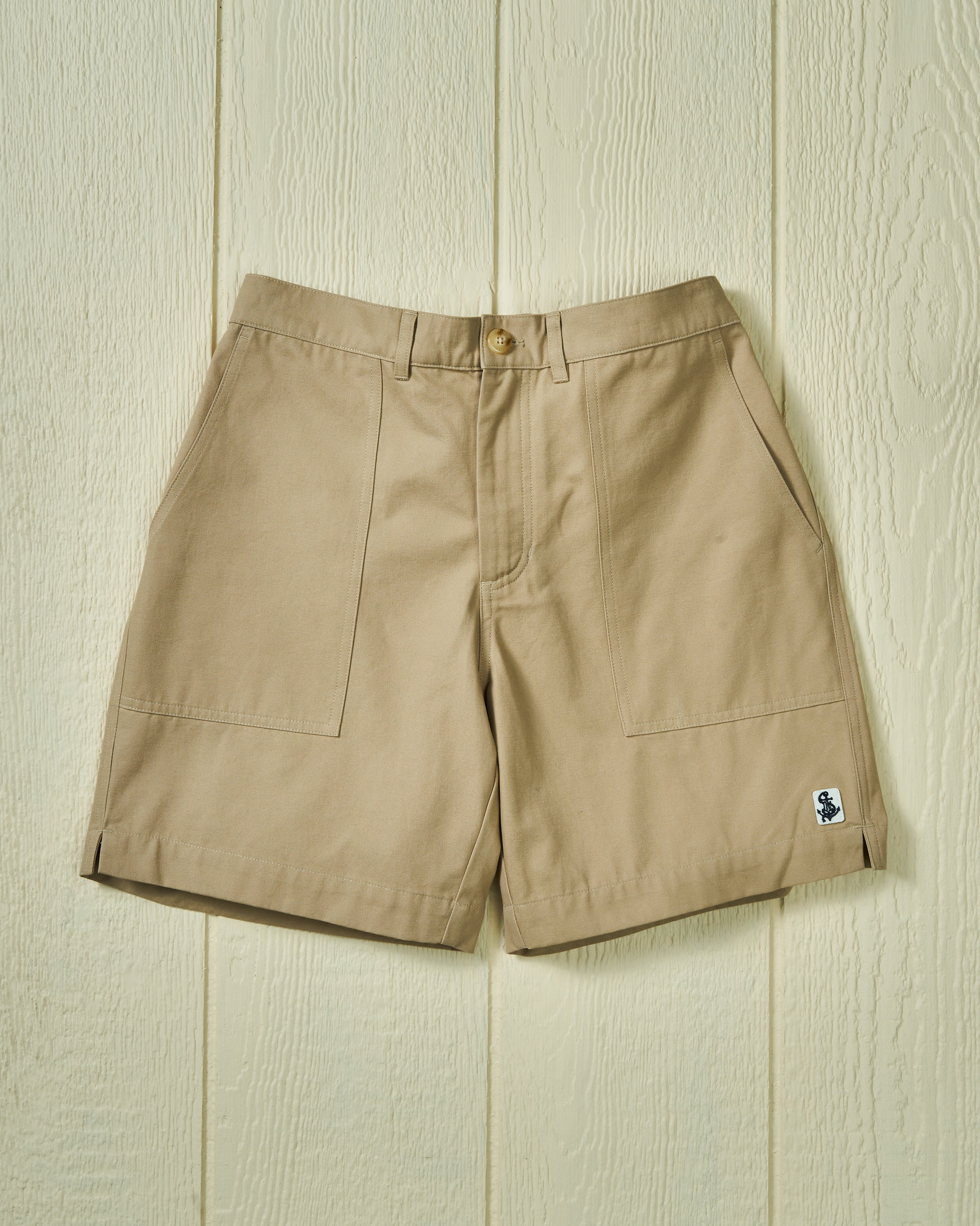 Ventura Khaki Canvas Shorts for Men - Comfortable Casual Wear for Outdoor Activities, Hiking, and Summer Adventures