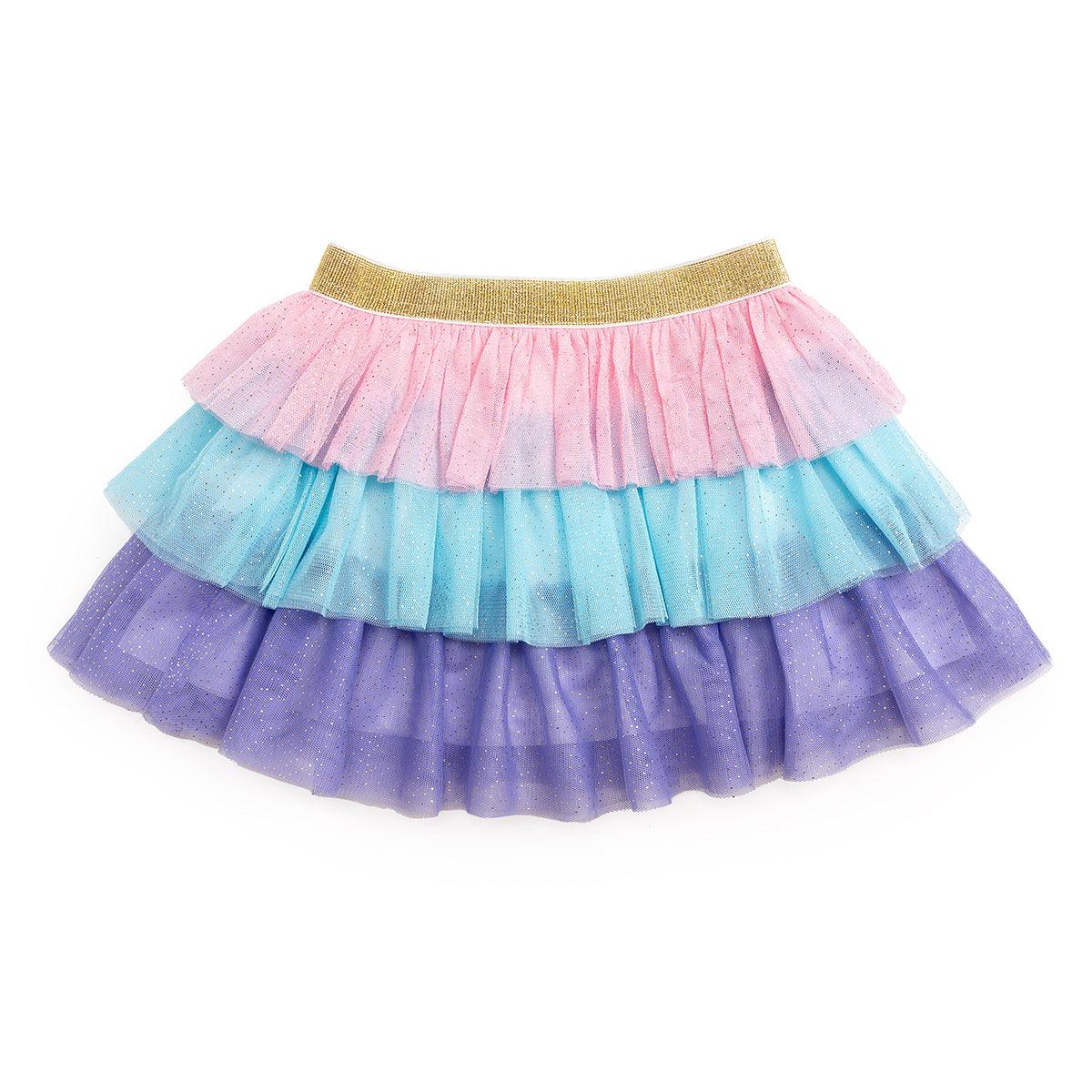 Sweet Wink Tutu Skirt for Girls - Fluffy Tulle Ballet Dance Skirt with Elastic Waist - Perfect for Ballet Recitals, Dance Performances, Birthday Parties & Photo Shoots
