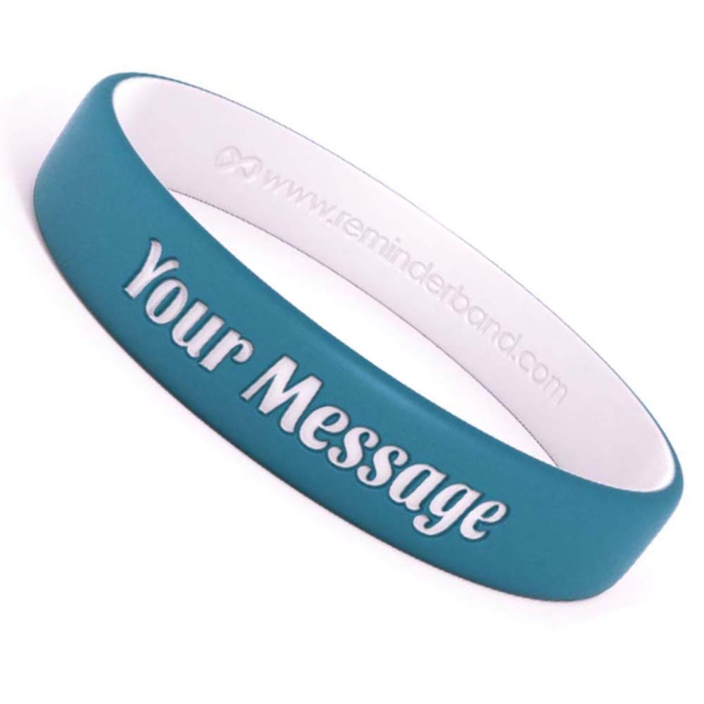Custom Luxe Silicone Wristbands - Personalized Motivational Rubber Bracelets for Events, Gifts & Fundraising - Support Awareness with Stylish Reminder Bands - Perfect for Charity Walks, Team Building & Promotional Campaigns