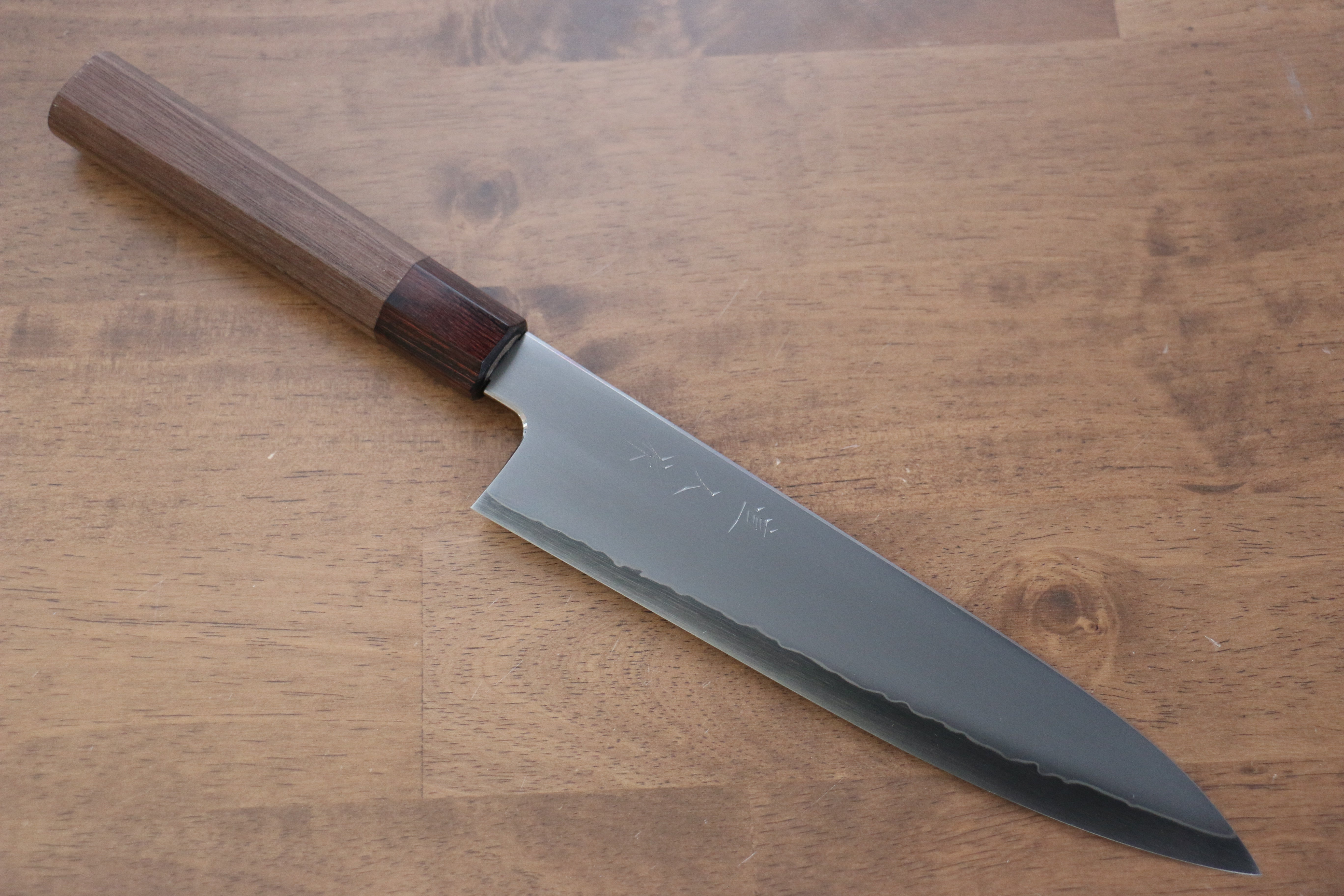 Premium SG2 Gyuto 210mm Japanese Chef Knife with Walnut Handle - Perfect for Slicing, Dicing & Precision Cooking in Professional Kitchens & Home Use