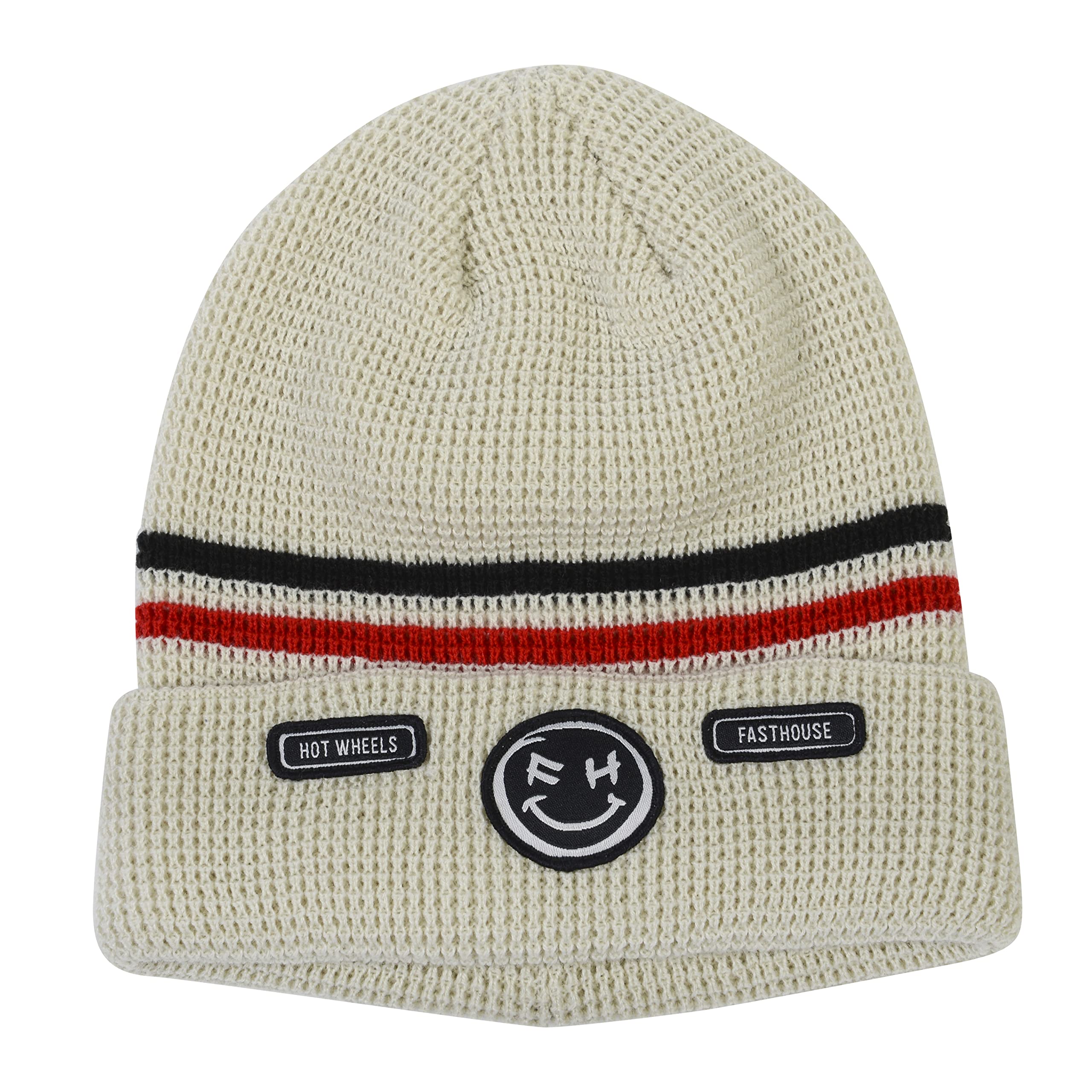 FASTHOUSE Hot Wheels Ardent Waffle Beanie for Men & Women - One Size Fits All - Soft Knit Winter Hat for Outdoor Activities, Sports & Casual Wear