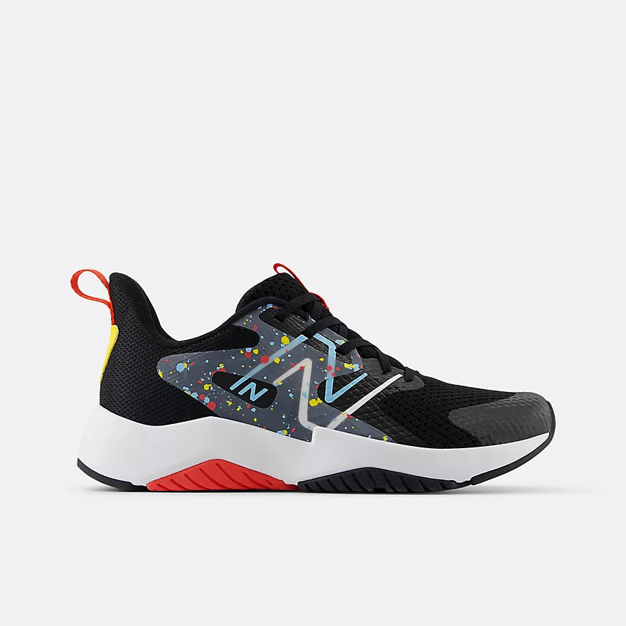 New Balance Black Rave Run Youth Sneakers - Lightweight Running Shoes for Kids with Cushioned Support - Perfect for School, Sports & Daily Activities